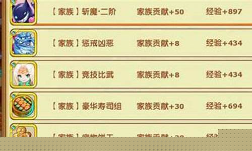 魔力宝贝家族系统玩法 家族养成史