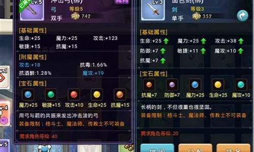 魔力宝贝装备合成的多样性体验